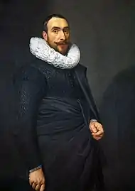 Portrait d'homme, huile sur bois, Musée des Beaux-Arts de Carcassonne.