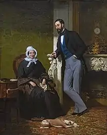 Portrait de Madame Coste, née Reboulh et de son fils Alphonse