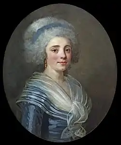 Portrait de femme, huile sur toile, Musée des Beaux-Arts de Carcassonne