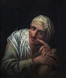 Pietro della Vecchia, La Femme du muletier.