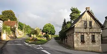 Vue d'une rue du village.