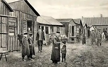 Le quartier juif populaire de Będzin avant la Première Guerre mondiale - 1912