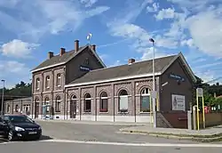 La Gare de Beernem cinq ans avant sa démolition.