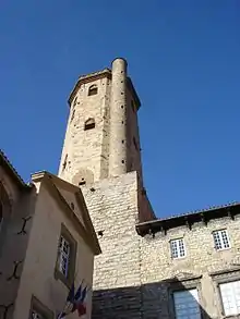 Beffroi de Millau, France, XVIIe siècle (1613 à 1617). Construit sur la tour carré "des Rois d'Aragon" du XIIe siècle (attesté en 1172)