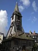 Clocher de l'église Sainte-Catherine de Honfleur.