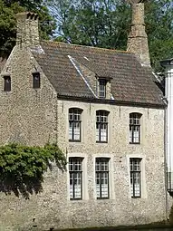 Maison no 1, façade (orientale) sur la Reie.