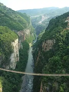 Gorges de la rivière Beipan affluent du Hongshui (Guangxi)