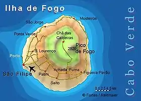 L'île de Fogo et la Chã das Caldeiras
