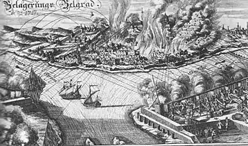 Siège de Belgrade par les Autrichiens en 1717