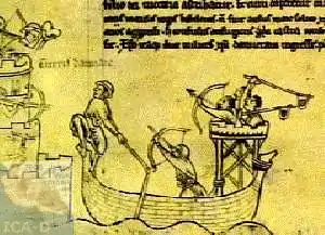 Description de l'image Belagerung von Damiette 1218.jpg.