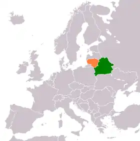 Biélorussie et Lituanie