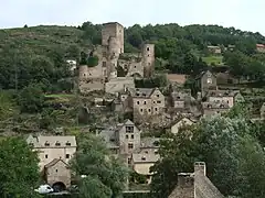 Le village de Belcastel.