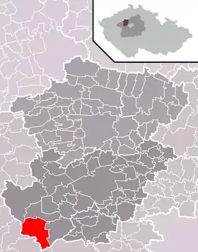 Localisation de Běleč