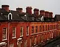 Maisons mitoyennes à Belfast en Irlande du Nord (logements en bandes)