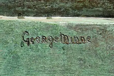 La signature de George Minne.