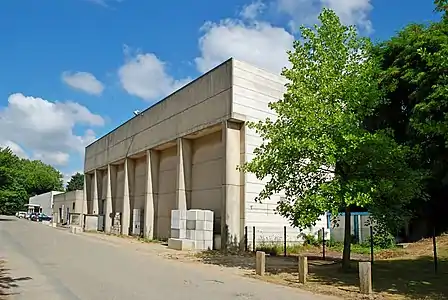 La casemate du cyclotron.