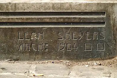 Signature de Léon Sneyers.