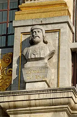 Buste du duc Jean II de Brabant.