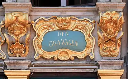 Cartouche « Den Cruywagen ».