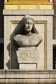 Buste de Marie de Bourgogne.