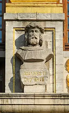 Buste du duc Jean IV de Brabant.