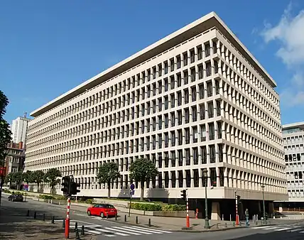 Banque Lambert (Bunshaft, 1960).