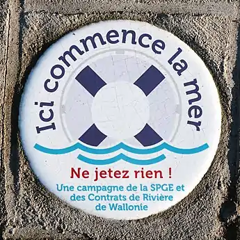 « Ici commence la mer »(Ottignies).