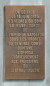 Plaque.