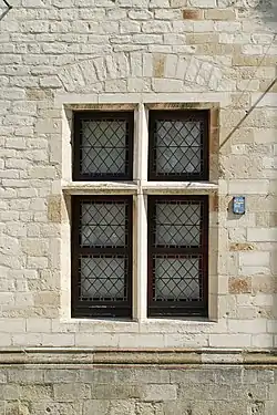Fenêtre à croisée de la façade occidentale.