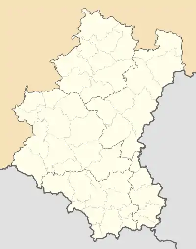 (Voir situation sur carte : province de Luxembourg)
