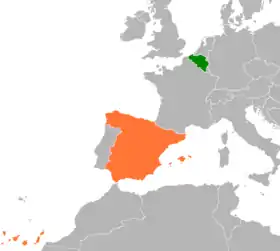 Belgique et Espagne