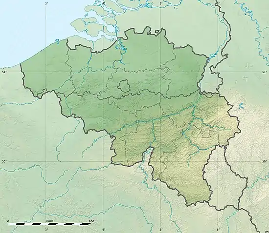 Voir sur la carte topographique de Belgique