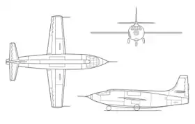 vue en plan de l’avion