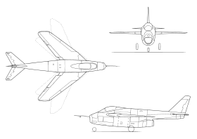 vue en plan de l’avion