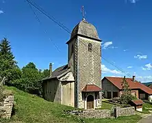 L'église saint-Claude de Droitfontaine.