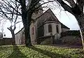 L'église, vue du chevet.