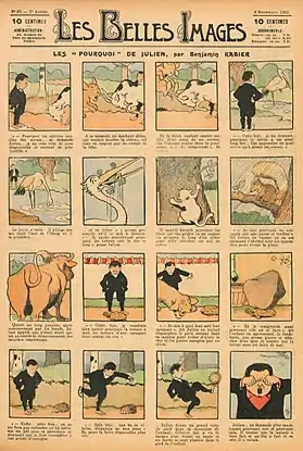 « Les “Pourquoi” de Julien », Les Belles Images no 82 du 9 novembre 1905.