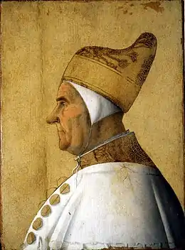 Gentile Bellini : Portrait du Doge Giovanni Mocenigo