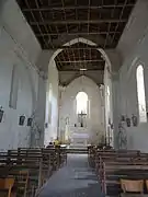 L'intérieur de l'église.