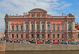 Palais Belosselski-Belozerski éclectisme précoce Andreï Stackenschneider 1847-1848