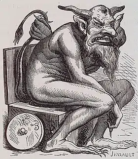 Belphégor, illustration du Dictionnaire infernal