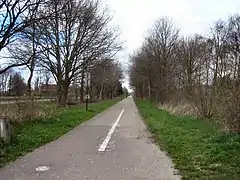 Au sud de Baarle-Nassau, piste cylcable.