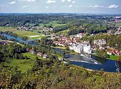 Panorama depuis la crête du bois Martelin