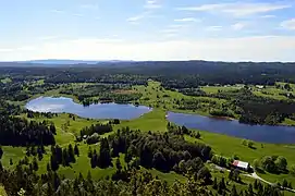 Le lac des Mortes et le lac de Bellefontaine à deux pas de la Suisse, Franche-Comté.