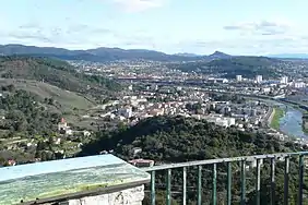 Vue sur les Cévennes.