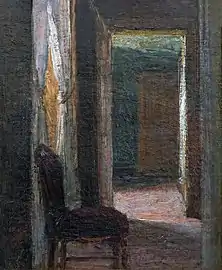 La chaise à la fenêtre par Henri Fantin-Latour