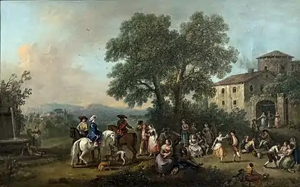 Fête champêtre par Francesco Zuccarelli