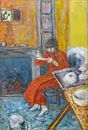 Femme au peignoir rouge (1916)