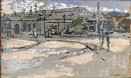 La gare de Dieppe par Walter Sickert (1898)
