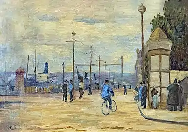 La Seine à Charenton, vers 1885.Toulouse Fondation Bemberg.